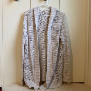 Hollister Open Stitch Hooded Cardigan